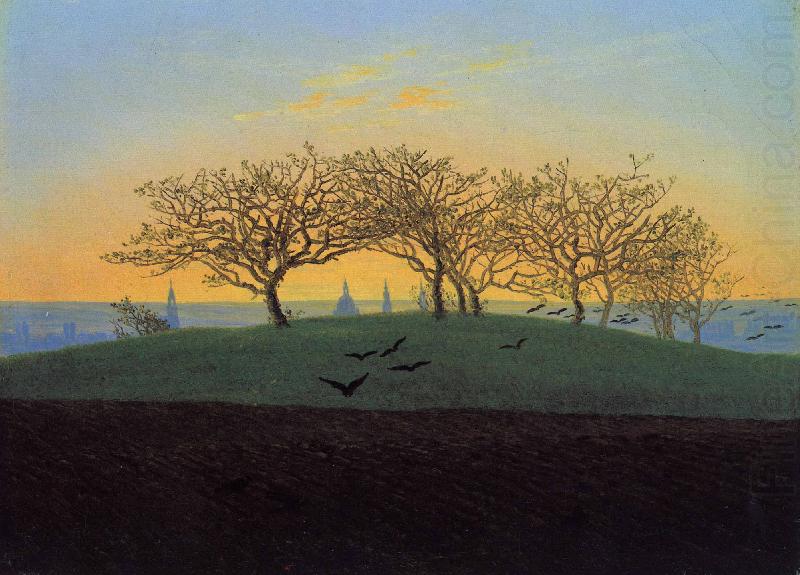 Hugel und Bruchacker bei Dresden, Caspar David Friedrich